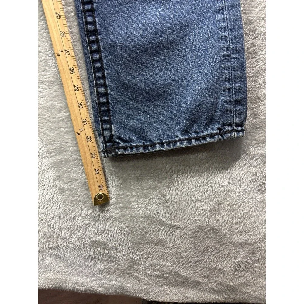 True Religion Ricky Super T Jeans USA Made Vintage Y2K Flap Pockets 31